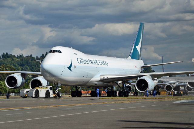 BOEING 747-8 (B-LJN) - Boeing 100 Years Founders Day display