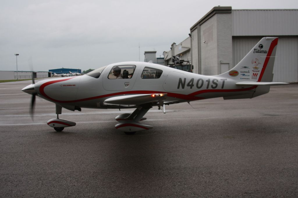 Piper Malibu Mirage (N401ST) - N401ST arriving at new Home KHSV From CA.