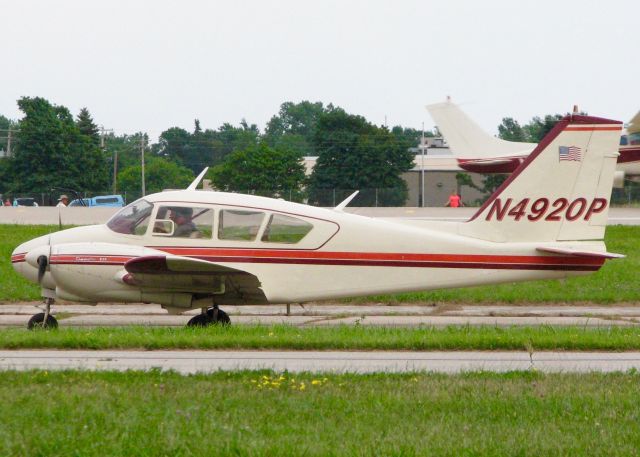 Piper Apache (N4920P) - At Oshkosh. 1962 Piper PA-23-235 Apache