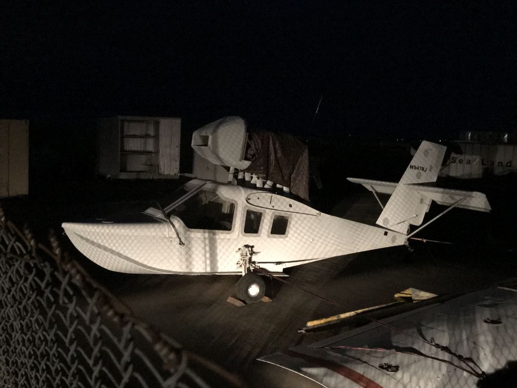 ADVENTURE AIR Adventurer (N947RJ) - Dismantled alongside the remains of a radial engine Agricultural aircraft. 