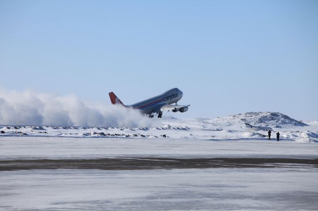 — — - Take off after cold weather testing