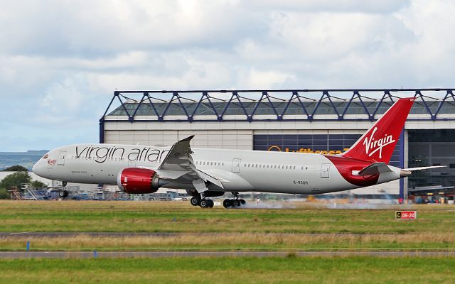 Boeing 787-9 Dreamliner (G-VOOH) - virgin atlantic b787-9 g-vooh landing at shannon to pick up the passengers from the diverted virgin a330 10/8/18.