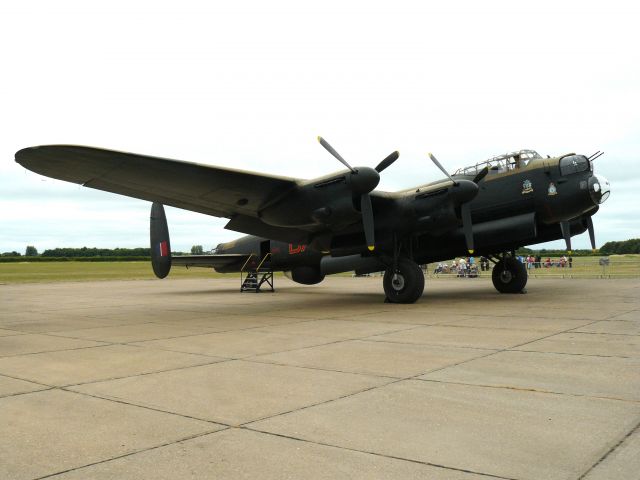 — — - Avro Lancaster at Lincolnshire Aviation Heritage Center, England. July 20th 2013