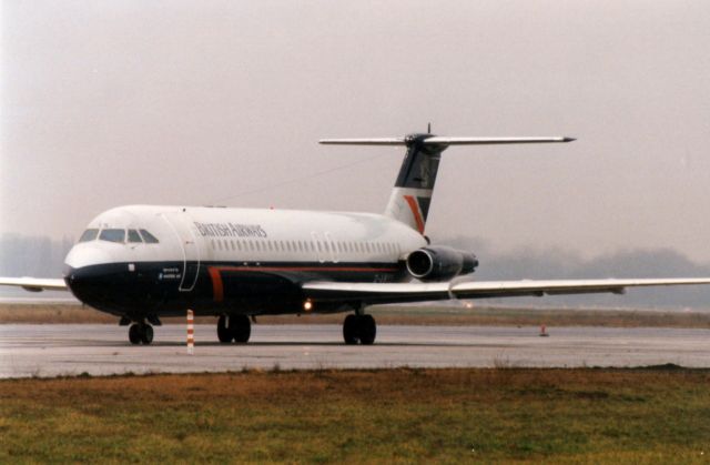 G-AWYS — - 1985 British Airways operated by MAERSK AIR stickerbr /br /BAC 111-501EX One-Eleven