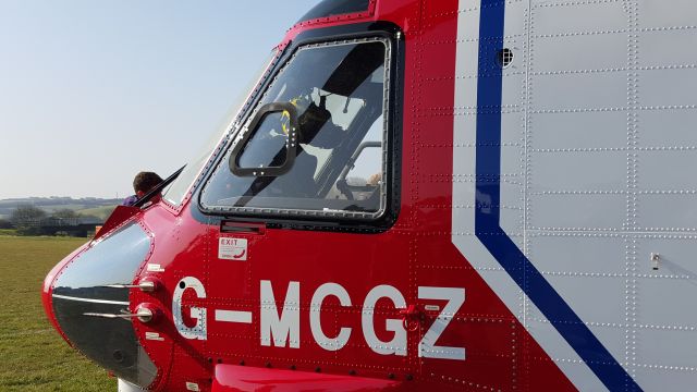 G-MCGZ — - Bude Rugby Club on Coastguard Training.