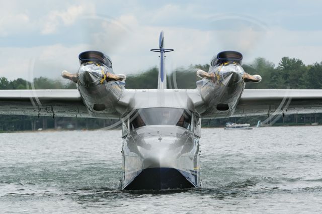 N70AL — - Fresh off a seven and a half year restoration, the owner/pilot/mechanic gives the crowd a show at the 41st annual Otsego Lake Splash-In.