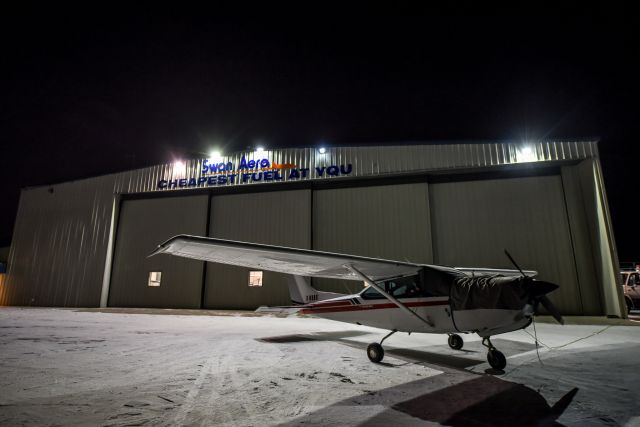 Cessna Skylane RG (C-GVBS) - Cessna Turbo Skylan RG parked at the Swan Aero Hanger in Grande Prairie, AB