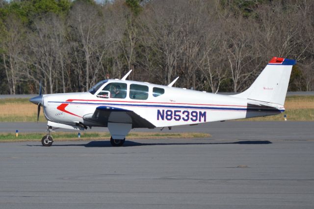 Beechcraft Bonanza (33) (N8539M) - Nice looking 1963 Beechcraft Debonair BE35-B33 DFR MOTORS LLC at KJQF - 2/27/18