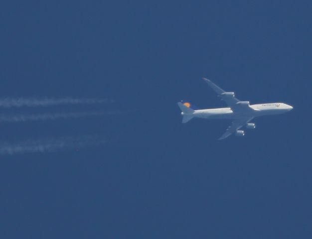 BOEING 747-8 (D-ABYI) - Vol retour de l'équipe de foot d'Allemagne (DLH 2014) Rio de Janeiro - Berlin le 15 juillet 2014, vertical Vendee 36 000 ft