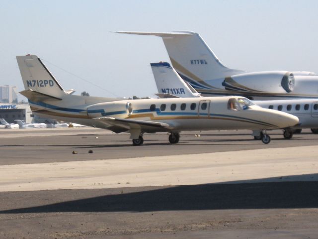 Cessna Citation II (N712PD) - Parked at Santa Ana