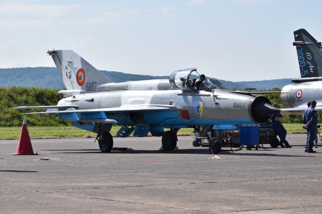 N6807 — - MIG-21 LanceR des forces Aeriennes Rumaine sur la base de Luxeuil en 2021