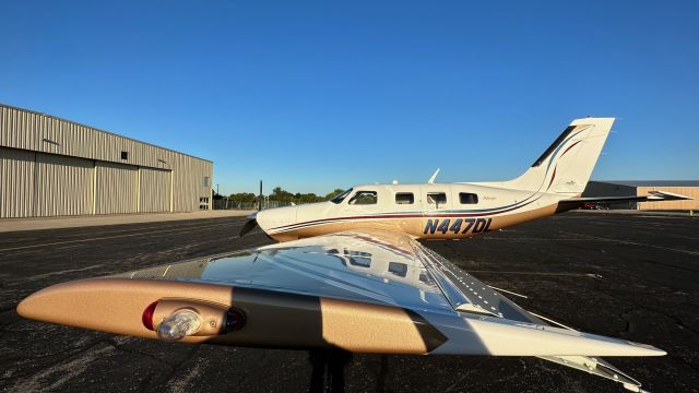 Piper Malibu Mirage (N447DL) - 2008 Piper Malibu Mirage looking Golden