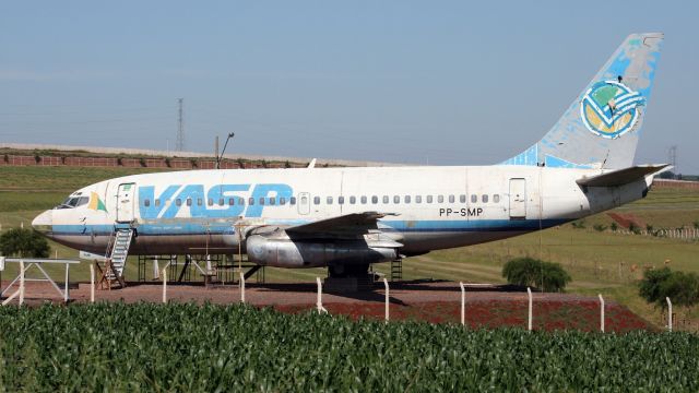 Boeing 737-200 (PP-SMP) - SDSJ - AERO CASCAVEL EXECUTIVE AIRPORT - CASCAVEL-BRA