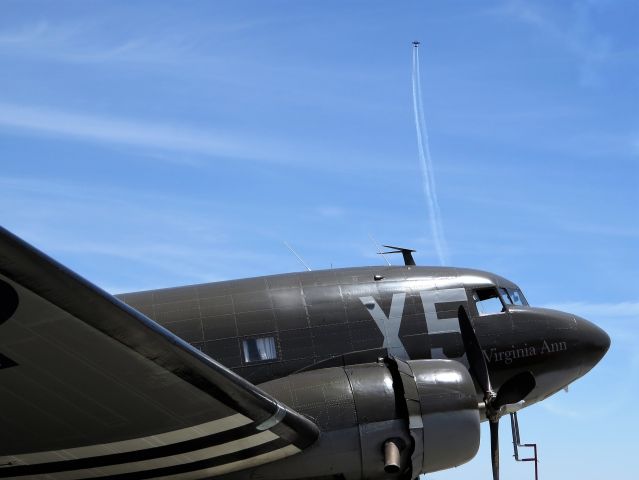 Douglas DC-3 (N62CC) - The "Virginia Ann" at Chino Air Show - 2018 