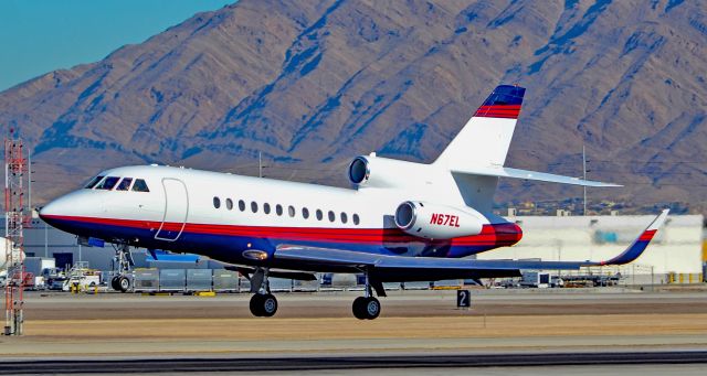 Dassault Falcon 900 (N67EL) - N67EL 1995 DASSAULT MYSTERE FALCON 900 s/n 153 - Las Vegas - McCarran International (LAS / KLAS)br /USA - Nevada,  January 11, 2019br /Photo: TDelCoro