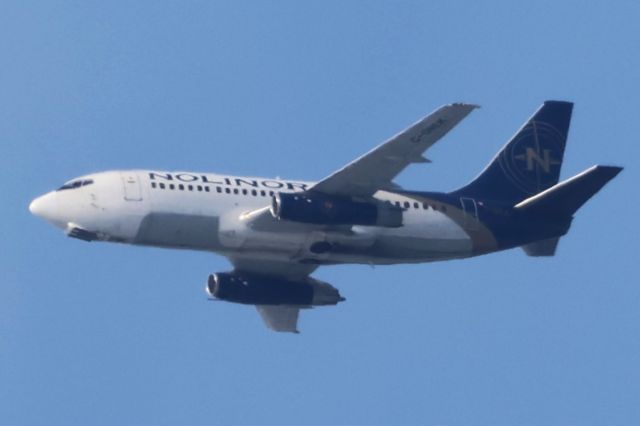 Boeing 737-700 (C-GNLK) - C-GNLK Boeing B-737 2k2C Nolinor Aviation. De Québec YQB. vers Mirabel YMX .Survolant la ville de Lavaltrie QC. Le 18-03-2025 à 16:21.