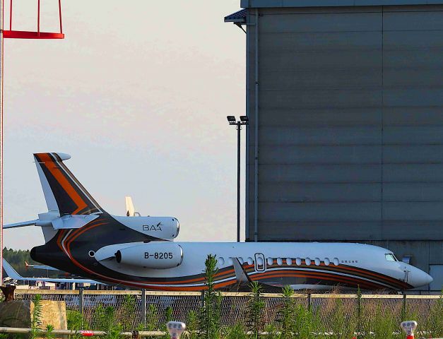 Dassault Falcon 7X (B-8205) - I took this picture on Jul 17, 2019.