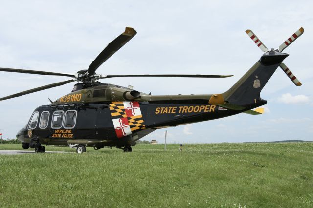 BELL-AGUSTA AB-139 (N381MD) - Taken with wide angle lens 