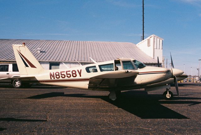 Piper PA-30 Twin Comanche (N8558Y) - Piper PA-30 Twin Comanche at Lafayette Regional Airport KFLT, circa 2000.