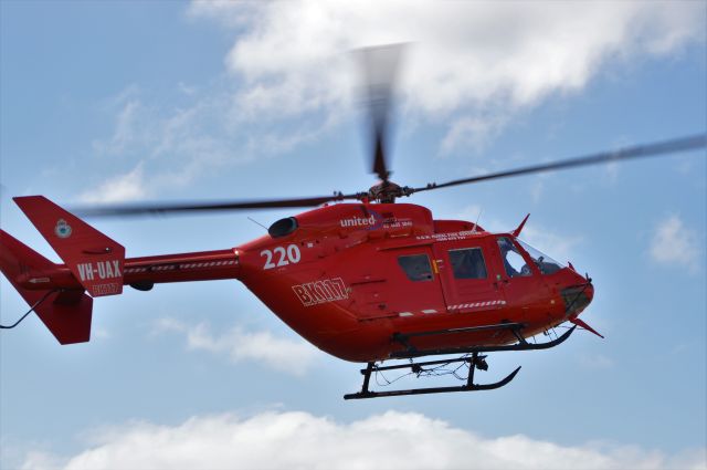 NUSANTARA NBK-117 (VH-UAX) - "Helitak 220" arriving at Flinders Island, Feb 2019