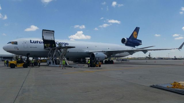 Boeing MD-11 (D-ALCL) - First Lufthansa MD11 I have seen at DIA.