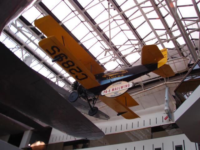 N2895 — - Eastern Air Transport Pitcairn Mailwing on display at the National Air and Space Museum in Washington, DC (2/16/09)