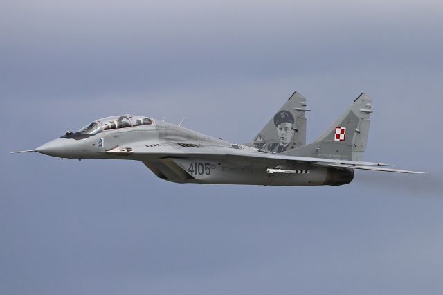 MIKOYAN MiG-33 (PLF4105) - Mikoyan Gurevich MiG-29G. Photo taken on August 20, 2021 at Gdynia Aerobaltic.