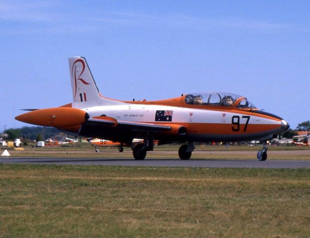 A797 — - CAC CA-30/MB-326H Macchi A7-97 at the Bi-Centenial Airshow held in 1988