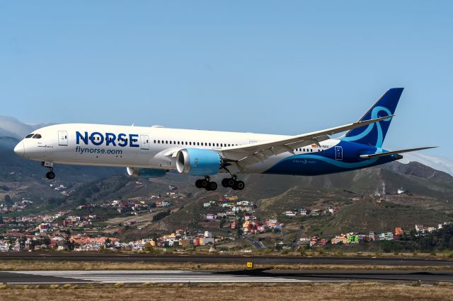 Boeing 787-9 Dreamliner (EC-NVX) - owner plane is NORSE, and Air Europa leased the plane for long time, the plane have the livery of NORSE yet