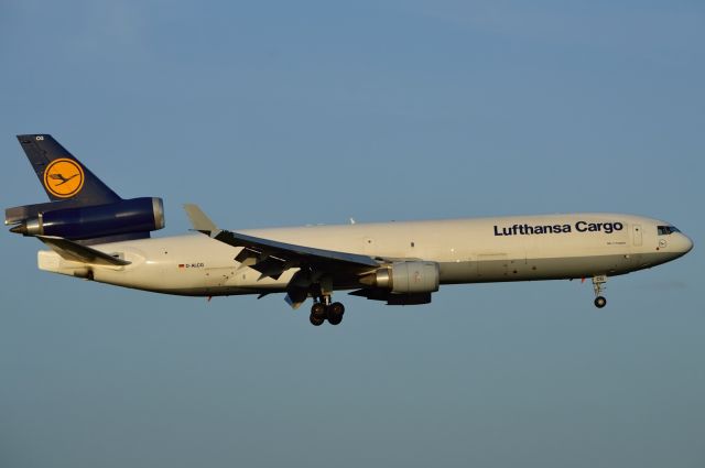 Boeing MD-11 (D-ALCG) - Lufthansa Cargo - MD11 - D-ALCG - Arriving KDFW 06/22/2013