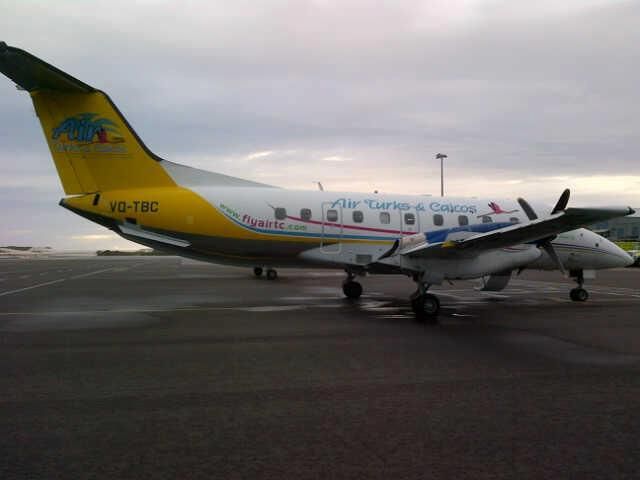 Embraer EMB-120 Brasilia (VQ-TBC) - A rainy day in the turks and caicos islands