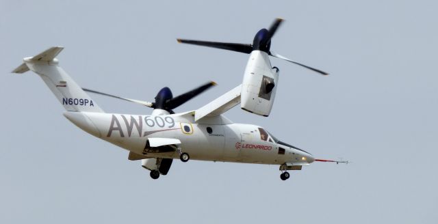 Bell BA-609 (N609PA) - Shortly after departure is this 2016 AgustaWestland AW609 Tiltrotor in the Spring of 2020.