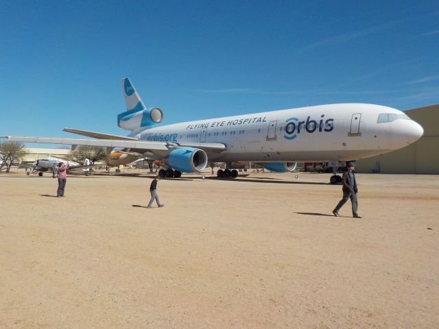 McDonnell Douglas DC-10 (N220AU) - Orbis McDonnell Douglas DC-10 at the Pima Air & Space Museum in Tucson, AZ.br /br /Photo taken on Feb 24, 2022 at 10:46 MST