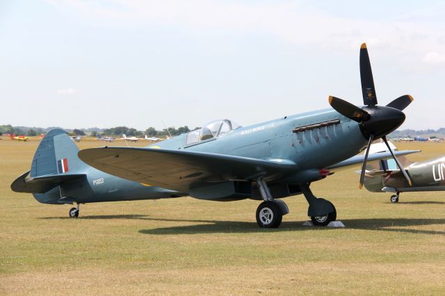 SUPERMARINE Spitfire (G-RRGN) - Supermarine Spitfire Mk.XIXbr /Manufactured in 1944, UKbr /Photo: 11.07.2015