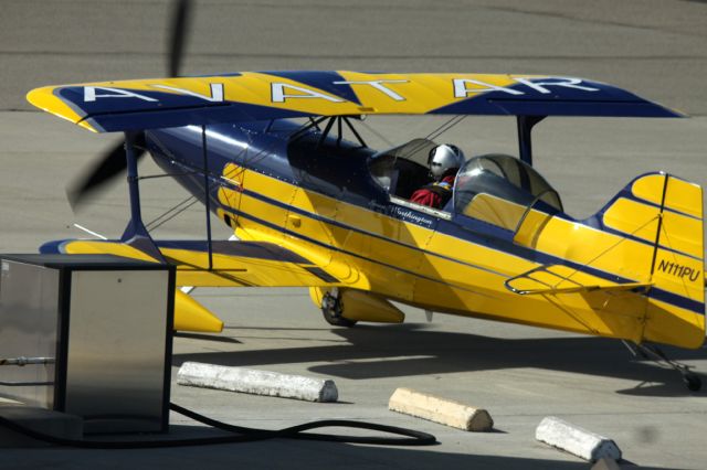 N111PU — - "Sean Worthington -  Pitts Super Stinker"  Taxiing for take off after fueling