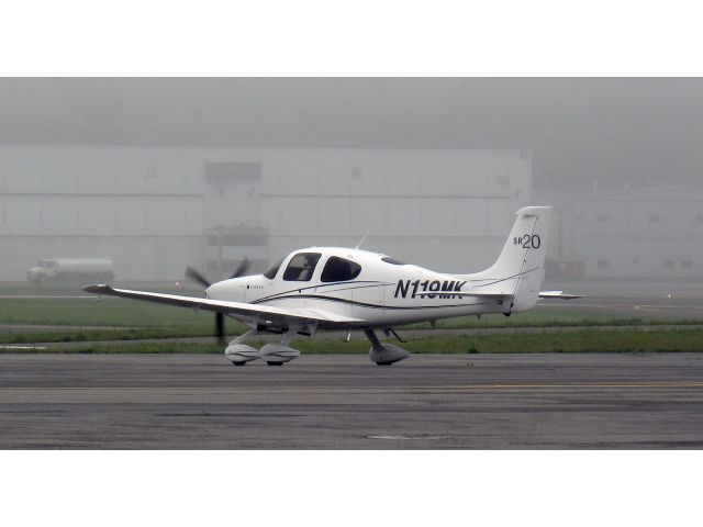 Cirrus SR-22 (N119MK) - Taxi out on a low IFR day.