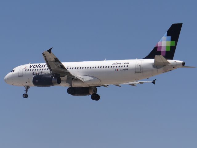 Airbus A320 (XA-VOM) - At LAX, Standing at "Proud Bird"