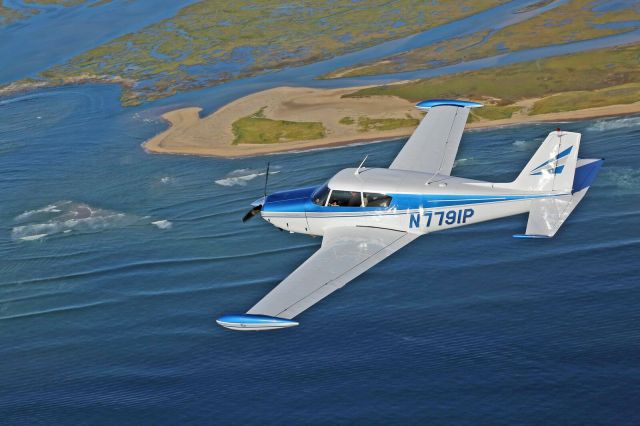 Piper PA-24 Comanche (N7791P) - Over Monomoy, Cape Cod