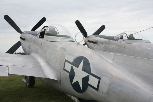 N887XP — - The Twin Mustang before its flight.  