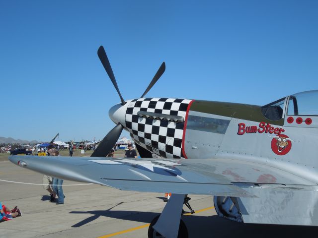 North American P-51 Mustang — - A Mustang at Thunder in the Desert 2014.