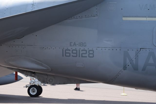 McDonnell Douglas FA-18 Hornet (16-9128) - As seen on tail section of EA 18G at Sun'nFun 2019 6APR19