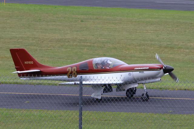 PAI Lancair 320 (N510G) - Morning taxi for AirVenture Cup, 21 July 2024.