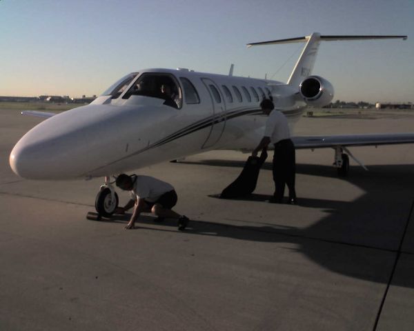 Cessna Citation CJ3 (N535CM) - First landing in New Orleans