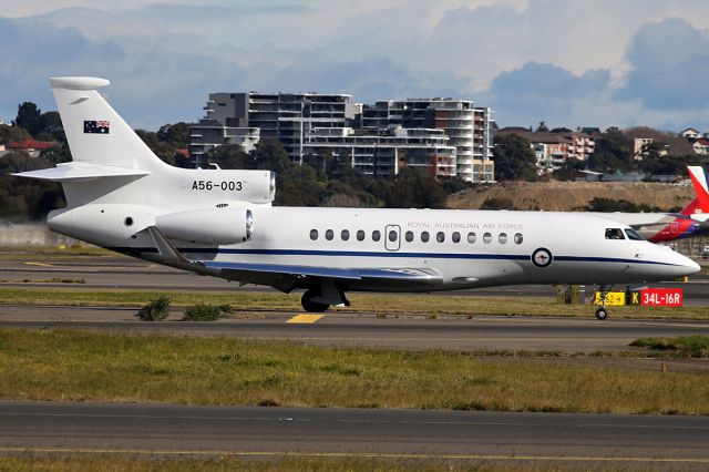 Dassault Falcon 7X (A56003) - on 11 August 2019