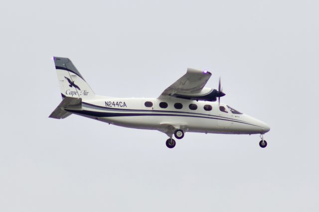 TECNAM P-2012 Traveller (N244CA) - (2/26/2020) Cape Air's brand new Tecnam P2012T on approach for 4L at BOS during it's first week in commercial service.