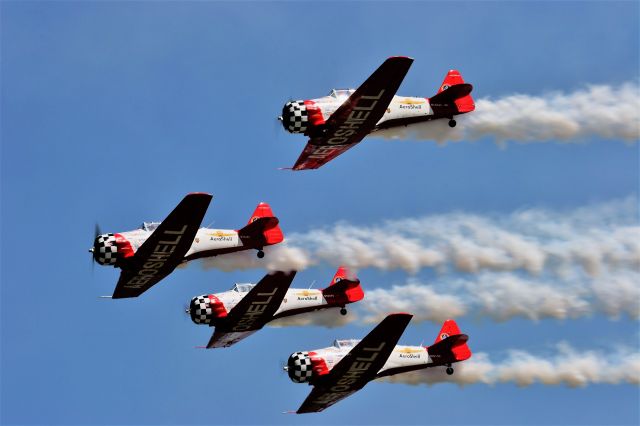 North American T-6 Texan — - The Aeroshell Team at EAA.............