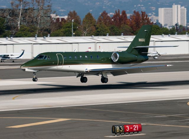 Cessna Citation Sovereign (N6GU) - N6GU arriving on RWY 21