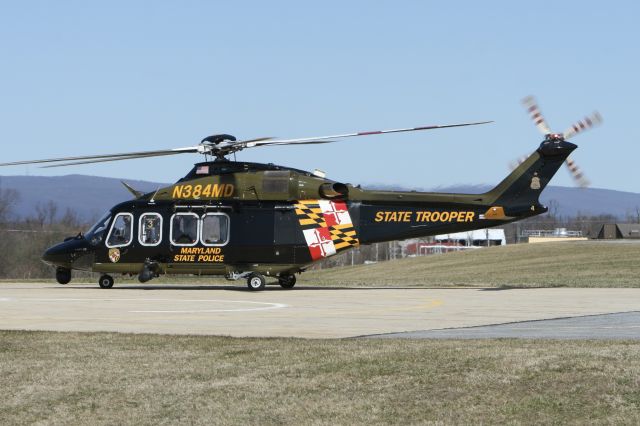 BELL-AGUSTA AB-139 (N384MD) - March 19, 2021 - arrived Frederick from Baltimore & Hagerstown 