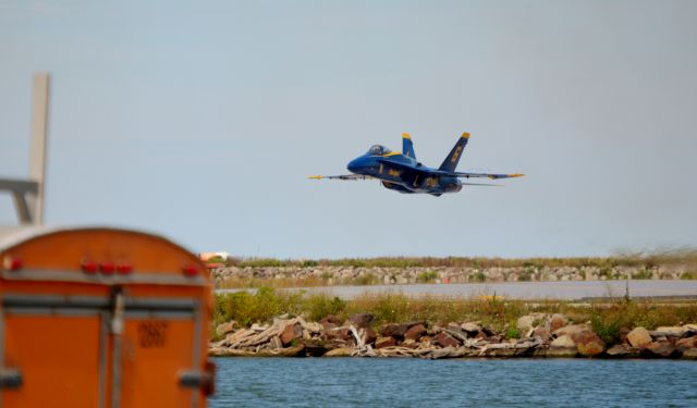 McDonnell Douglas FA-18 Hornet — - Cleveland National Air Show Practice 08/29/2014