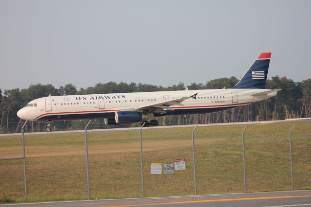 Airbus A321 (N542UW) - 9/3/15br /Flight 894 KBWI to KCLT